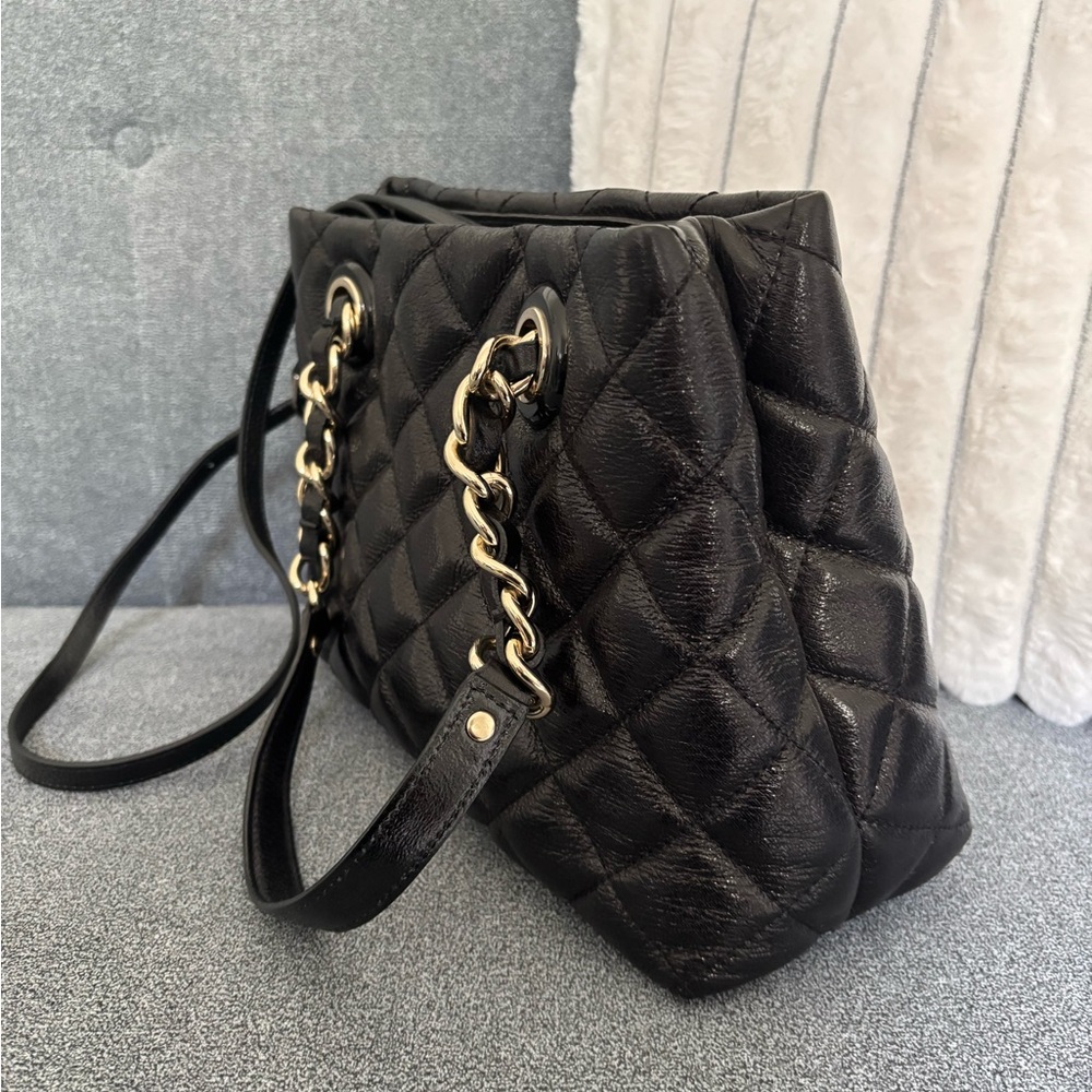 KATE SPADE Gold Coast Maryanne Quilted Leather Bag Black - Picture 6 of 12